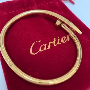 Gold Love Nail Bangle